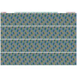 Aviattic ATT28002 1/28 4 colour lozenge full pattern upper surfaces (faded)