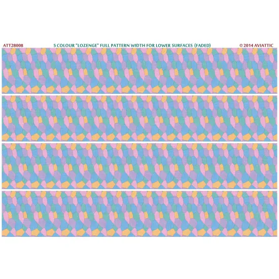 Aviattic ATT28008 1/28 5 colour lozenge full pattern lower surfaces (faded)