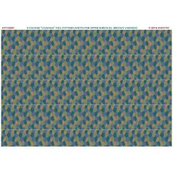 Aviattic ATT32001 1/32 4 color lozenge full pattern upper surfaces brown varnish