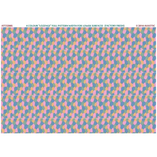 Aviattic ATT32005 1/32 4 colour lozenge full pattern lower surfaces (fresh)