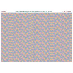 Aviattic ATT32010 1/32 4 colour lozenge joined for lower flying surfaces (faded)