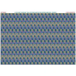 Aviattic ATT32013 1/32 5 colour lozenge full pattern upper surfaces (faded)
