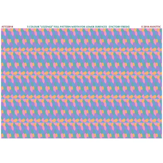 Aviattic ATT32014 1/32 5 colour lozenge full pattern lower surfaces (fresh)