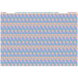 Aviattic ATT32015 1/32 5 color lozenge full pattern width lower surfaces faded