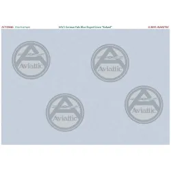 Aviattic ATT32046 1/32 (Clear Decal Paper) WW1 German Pale Blue Doped Linen Roland