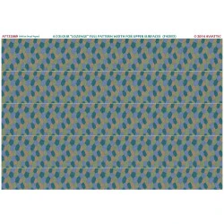 Aviattic ATT32069 1/32 4 color lozenge full pattern upper surfaces faded White