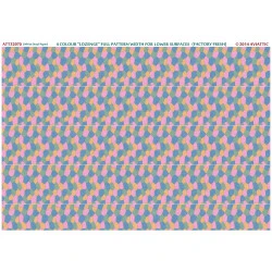 Aviattic ATT32070 1/32 4 color lozenge full pattern lower surfaces Fresh White