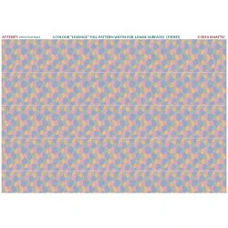 Aviattic ATT32071 1/32 (white decal paper) 4 colour lozenge full pattern width for lower surfaces (faded)