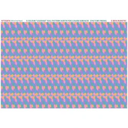 Aviattic ATT32074 1/32 (white decal paper) 5 colour lozenge full pattern width for lower surfaces (factory fresh)