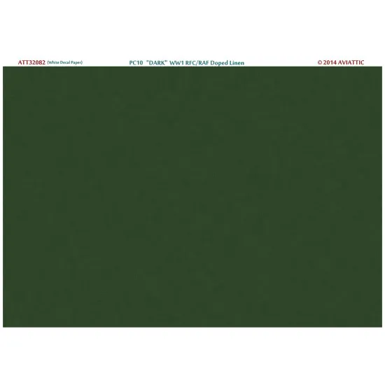 Aviattic ATT32082 1/32 (white decal paper) PC10 dark WW1 RFC/RAF doped linen