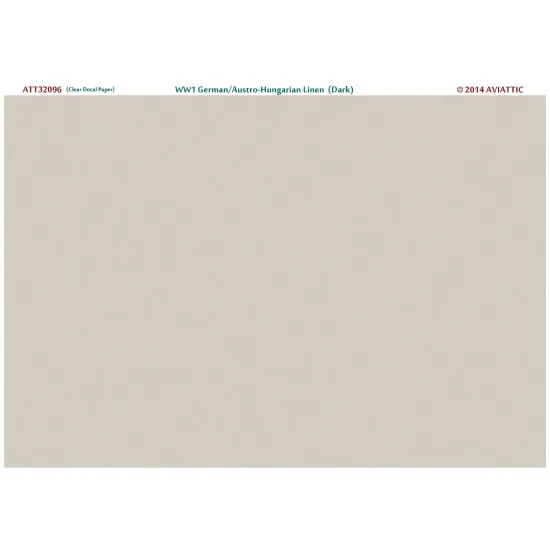 Aviattic ATT32096 1/32 (clear decal paper) WW1 German/Austro-Hungarian linen (dark)