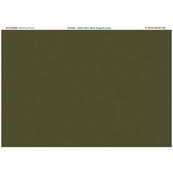 Aviattic ATT32099 1/32 (white decal paper) PC10 WW1 RFC/RAF doped linen late