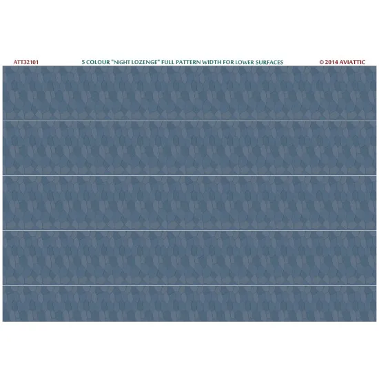 Aviattic ATT32101 1/32 5 colour night lozenge full pattern width for lower surfaces