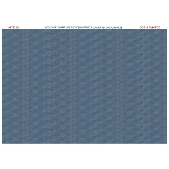 Aviattic ATT32103 1/32 5 colour night lozenge joined for lower flying surfaces