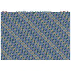 Aviattic ATT32108 1/32 5 colour lozenge 45 degrees joined for upper flying surfaces (faded)