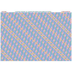 Aviattic ATT32109 1/32 5 colour lozenge 45 degrees joined for lower flying surfaces (faded)