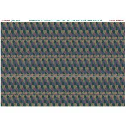 Aviattic ATT32110 1/32 (Clear decal paper) Alternative 5 colour lozenge full pattern width for upper surfaces