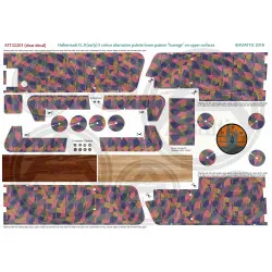 Aviattic ATT32201 1/32 Halberstadt CL.II 5 color alternative palette lozenge on upper surfaces with lozenge rib tapes