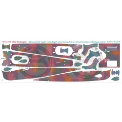 Aviattic ATT32211 1/32 Halberstadt CL.II Stipple camo 5 color red plywood decal