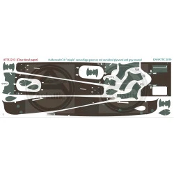 Aviattic ATT32213 1/32 Halberstadt CL.II Stipple camo green on red plywood decal