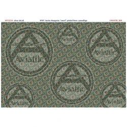 Aviattic ATT32214 1/32 WW1 Austro-Hungarian sworl printed linen camouflage decal
