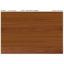 Aviattic ATT32235 1/32 (Clear decal paper) Walnut/mahogany/birch plywood dark