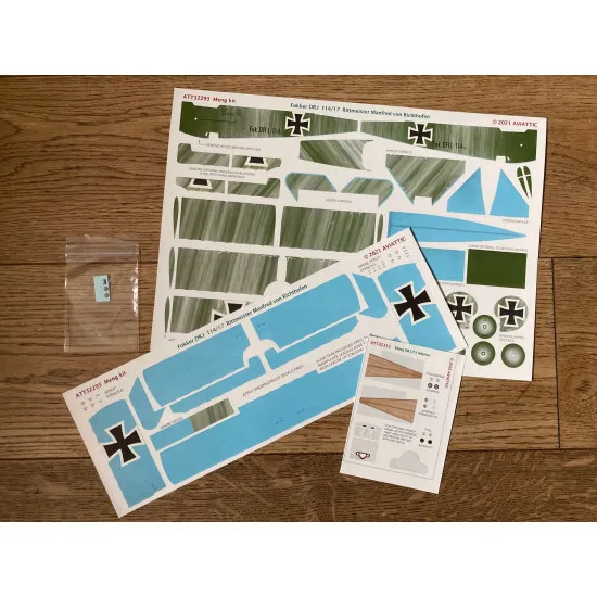 Aviattic ATT32293 1/32 Meng Fokker Dr.I 114/17 Rittmeister Manfred Richthofen