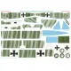 Aviattic ATT32305 1/32 Meng Fokker DR.I streaked camouflage pale blue linen