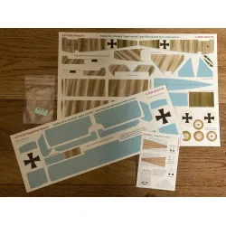 Aviattic ATT32307 1/32 Meng Fokker DR.I streaked camouflage aged varnish