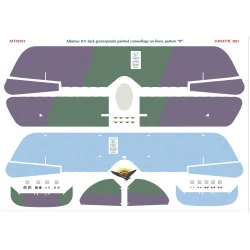 Aviattic ATT32321 1/32 Albatros DV dark green/purple painted camouflage linen B