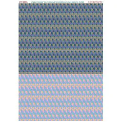 Aviattic ATT48006 1/48 5 colour lozenge full pattern width for upper and lower surfaces (faded)
