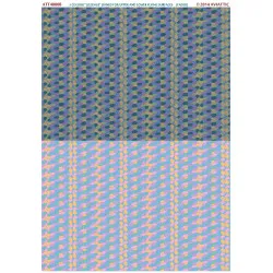 Aviattic ATT48008 1/48 5 colour lozenge joined for upper and lower flying surfaces (faded)