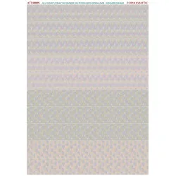 Aviattic ATT48009 1/48 4 & 5 colour lozenge pale reversed full pattern width upper and lower (for inside fuselage)