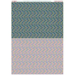 Aviattic ATT48011 1/48 (white decal paper for rib tapes) 4 colour lozenge full pattern width for upper and lower surfaces (faded)