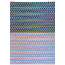 Aviattic ATT48012 1/48 (white decal paper for rib tapes) 5 colour lozenge full pattern width for upper and lower surfaces (factory fresh)