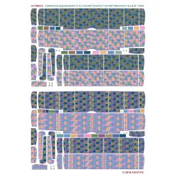 Aviattic ATT48023 1/48 Fokker DVII 4-5 color lozenge fresh effect lilac tapes x2