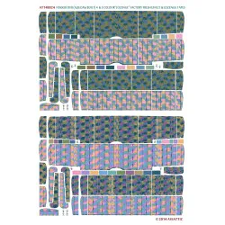 Aviattic ATT48024 1/48 Fokker DVII 4-5 color lozenge fresh effect tapes x2 decal