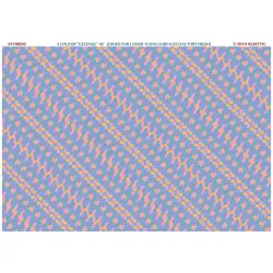 Aviattic ATT48030 1/48 5 color lozenge 45 degrees joined for lower flying surfaces (factory fresh)