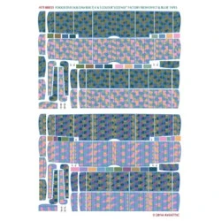 Aviattic ATT48033 1/48 Fokker DVII 4 & 5 color lozenge fresh effect blue tapes 2