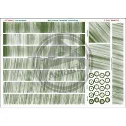 Aviattic ATT48042 1/48 (Clear decal paper) WW1 Fokker streaked camouflage