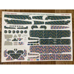 Aviattic ATT48047 1/48 Fokker DVII (Fokker built) 4 colour lozenge with tapes