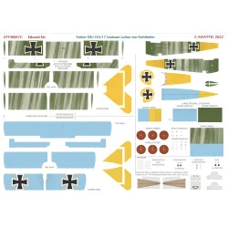 Aviattic ATT48067C 1/48 Fokker DR.I 454/17 Ltn. Lothar von Richthofen C decal