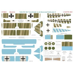 Aviattic ATT48071 1/48 Fokker DR.I 160/17 Ltn der Reserve Josef Schulte Jasta 14