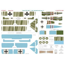 Aviattic ATT48073 1/48 Fokker DR.I 588/17 Gefreiter Reinhold Preiß, Jasta 14