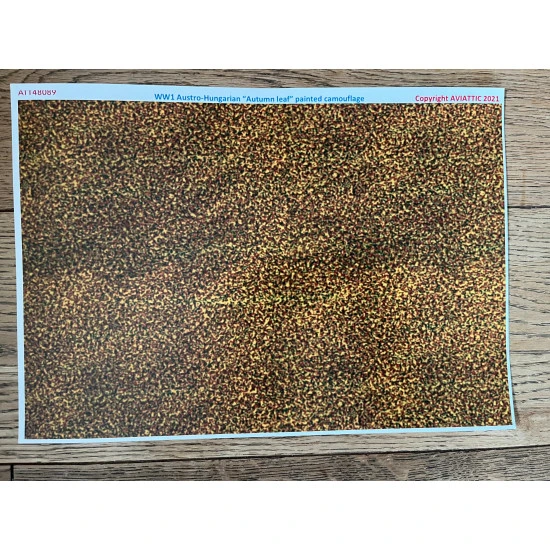 Aviattic ATT48089 1/48 WW1 Austro-Hungarian Autumn leaf painted camouflage decal