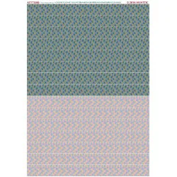 Aviattic ATT72010 1/72 (white decal paper for rib tapes) 4 colour lozenge full pattern width for upper and lower surfaces (faded)