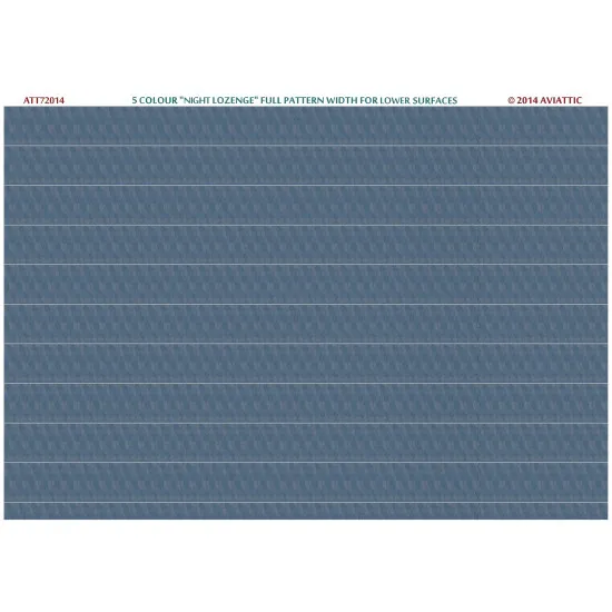 Aviattic ATT72014 1/72 5 colour night lozenge full pattern width for lower surfaces