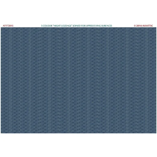 Aviattic ATT72015 1/72 5 colour night lozenge joined for upper flying surfaces