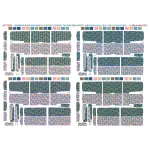 Aviattic ATT72020 1/72 Fokker DVII 4 color lozenge factory fresh effect tapes x4