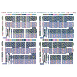 Aviattic ATT72022 1/72 Fokker DVII 5 color lozenge factory fresh effect tapes x4